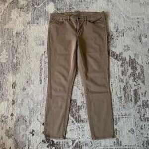 Madewell Skinny Skinny Ankle Pants in Brown